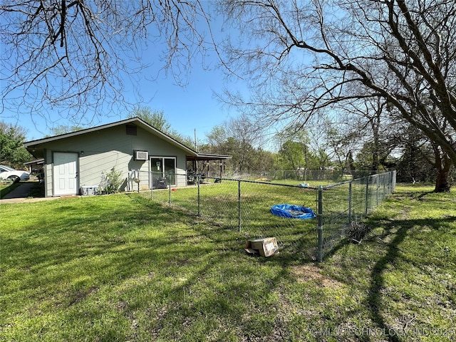 236 Bluebird Ln, Colbert, OK 74733 - view of yard