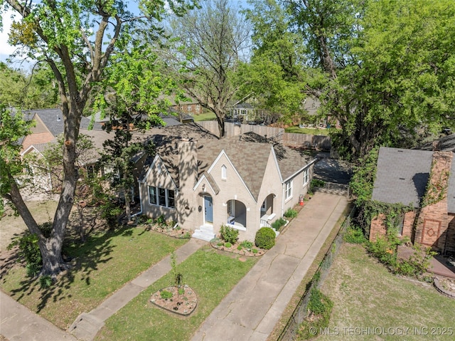 1235 S Atlanta Pl, Tulsa, OK 74104 - birds eye view of property