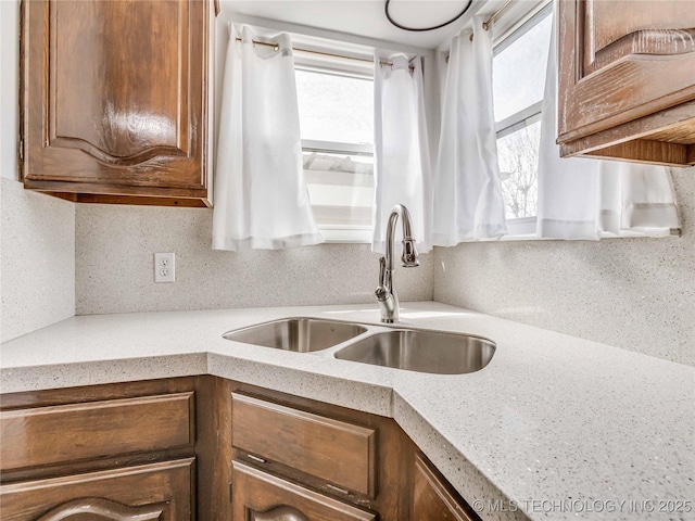 kitchen featuring a sink
