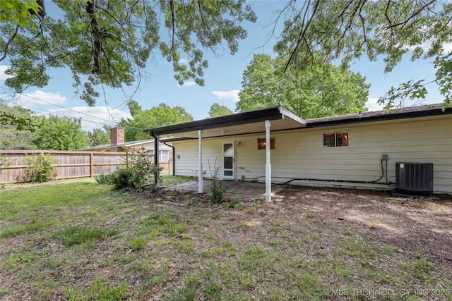 5656 S Zunis Ave, Tulsa, OK 74105 - back of house with cooling unit and a patio