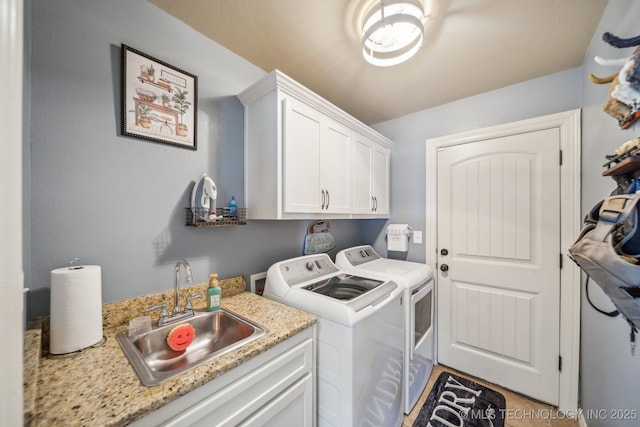 6199 E 144th St N, Collinsville, OK 74021 - laundry room with cabinet space and independent washer and dryer