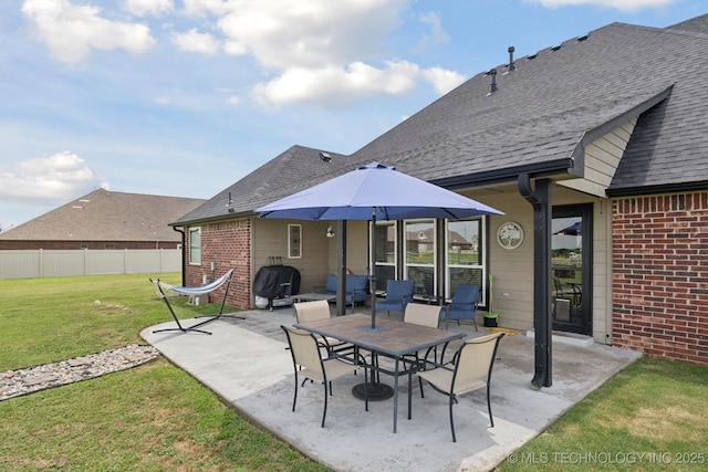 6199 E 144th St N, Collinsville, OK 74021 - view of patio featuring area for grilling