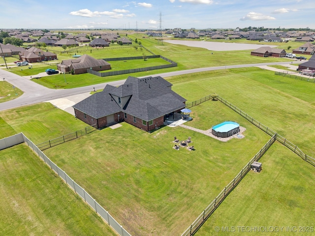 6199 E 144th St N, Collinsville, OK 74021 - aerial perspective of suburban area
