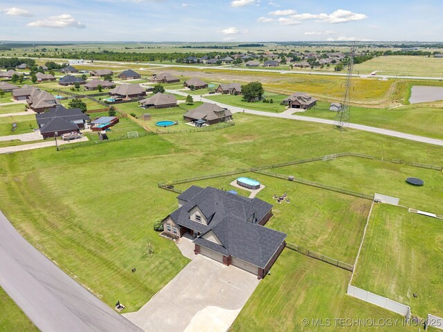 6199 E 144th St N, Collinsville, OK 74021 - drone / aerial view