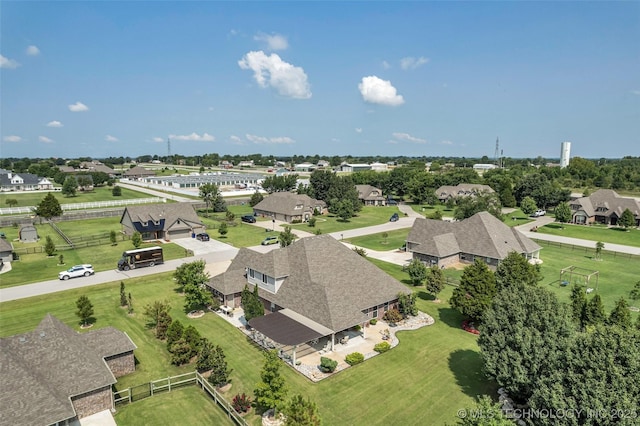 11439 N 162nd E Ave, Owasso, OK 74055 - aerial view of residential area