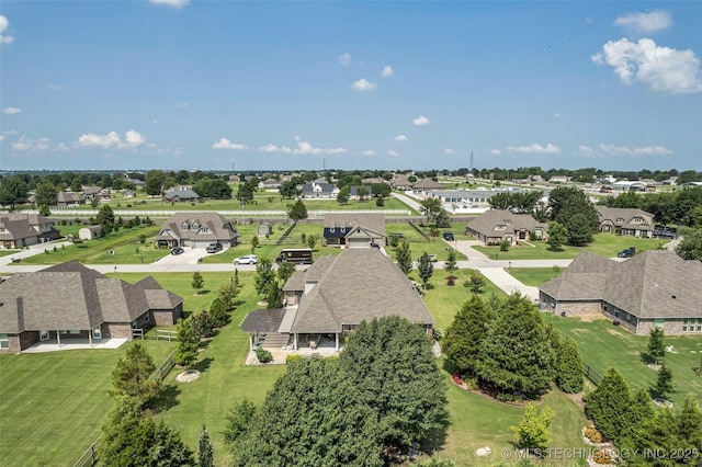 11439 N 162nd E Ave, Owasso, OK 74055 - aerial perspective of suburban area