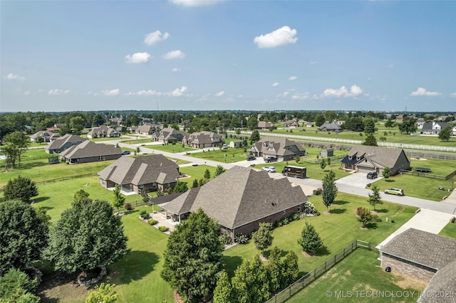 11439 N 162nd E Ave, Owasso, OK 74055 - aerial perspective of suburban area