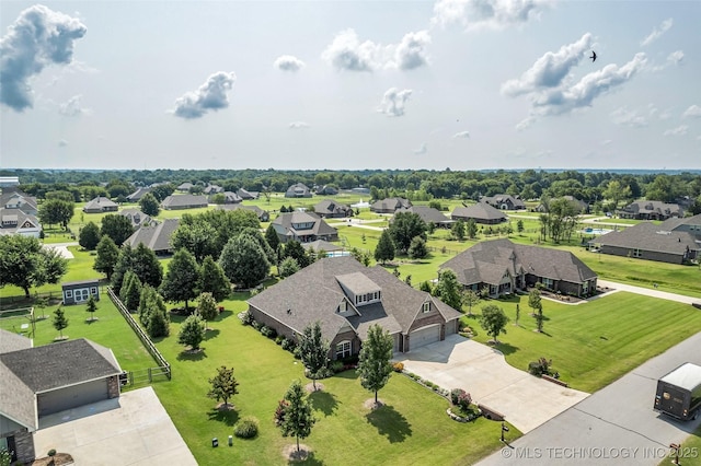 11439 N 162nd E Ave, Owasso, OK 74055 - aerial perspective of suburban area