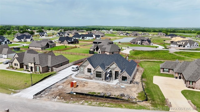 17806 S 46 E Ave, Bixby, OK 74008 - aerial perspective of suburban area