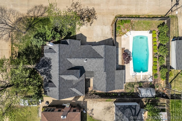 drone / aerial view