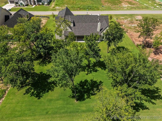 17822 E Patriot Dr, Owasso, OK 74055 - aerial view of property and surrounding area