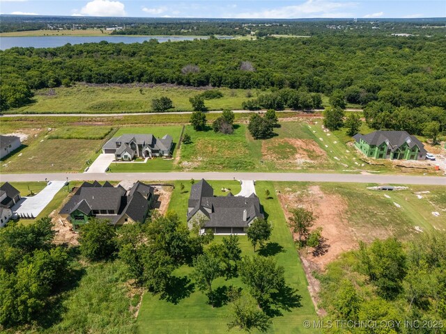 17822 E Patriot Dr, Owasso, OK 74055 - bird's eye view of a large body of water