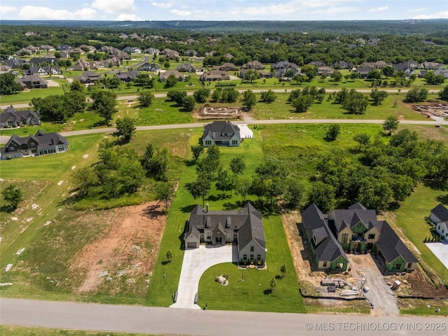 17822 E Patriot Dr, Owasso, OK 74055 - aerial perspective of suburban area