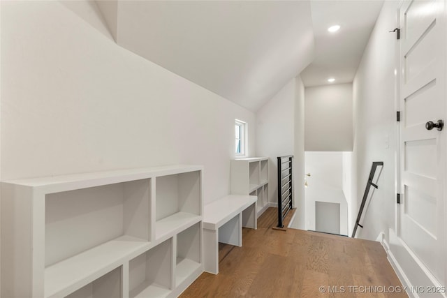 17822 E Patriot Dr, Owasso, OK 74055 - mudroom with light wood-style flooring and recessed lighting