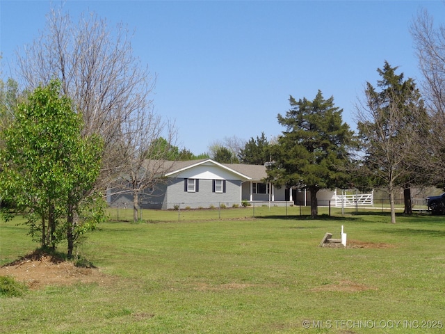 16893 E 116th St N, Owasso, OK 74055 - view of yard with fence