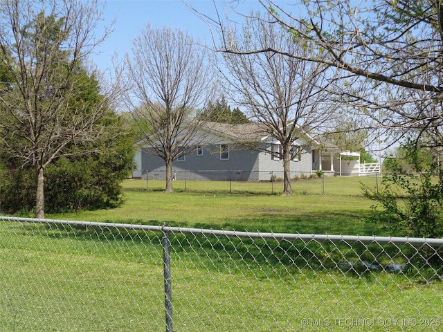 16893 E 116th St N, Owasso, OK 74055 - view of yard with fence