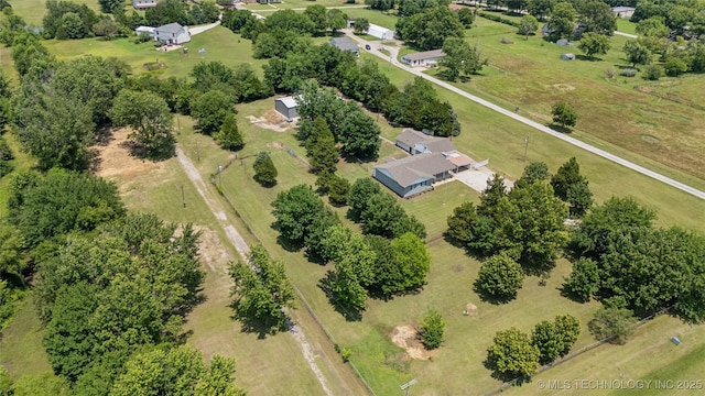 16893 E 116th St N, Owasso, OK 74055 - drone / aerial view of a tree filled landscape