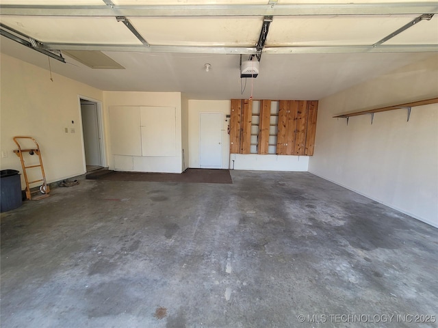 351 Hamilton Rd, Eufaula, OK 74432 - garage with a garage door opener