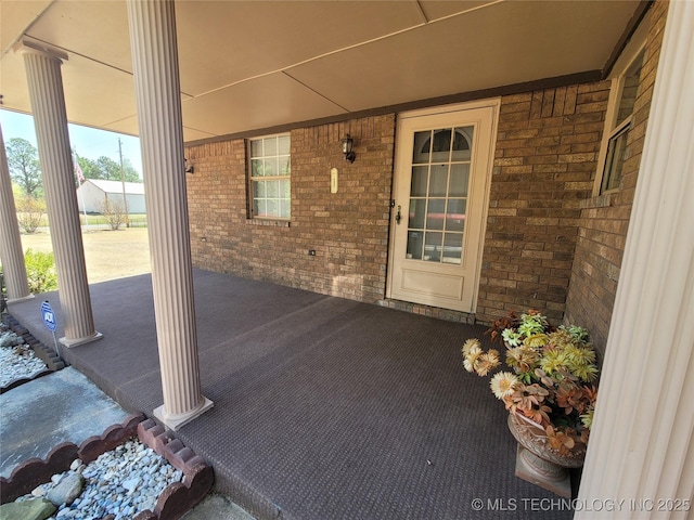 351 Hamilton Rd, Eufaula, OK 74432 - view of patio / terrace featuring a porch
