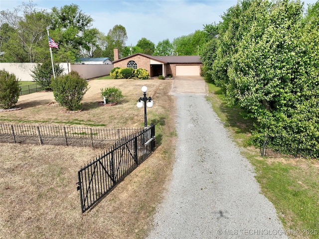351 Hamilton Rd, Eufaula, OK 74432 - view of road featuring driveway