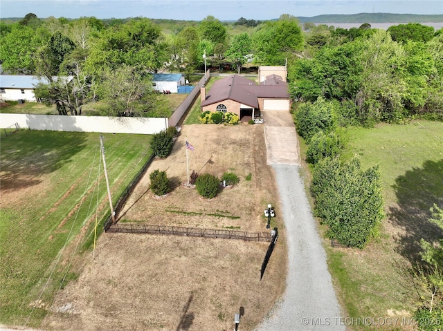351 Hamilton Rd, Eufaula, OK 74432 - drone / aerial view