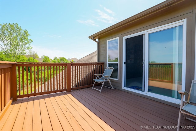 view of deck