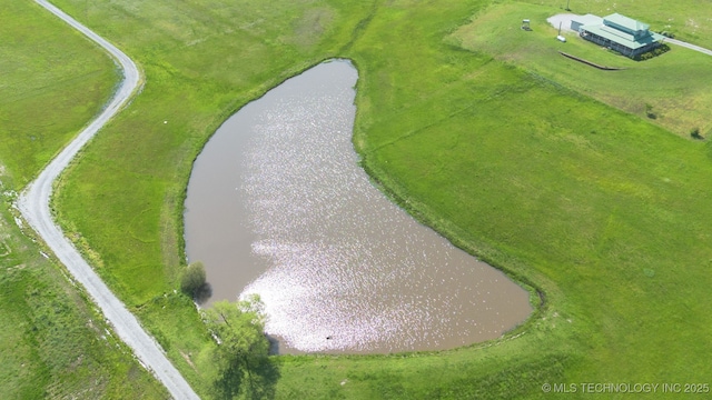 10495 S 426th Rd, Inola, OK 74036 - aerial view of a nearby body of water