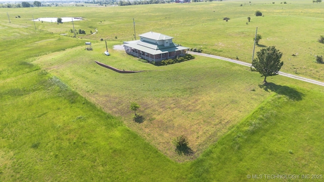 10495 S 426th Rd, Inola, OK 74036 - aerial view of sparsely populated area featuring agricultural land