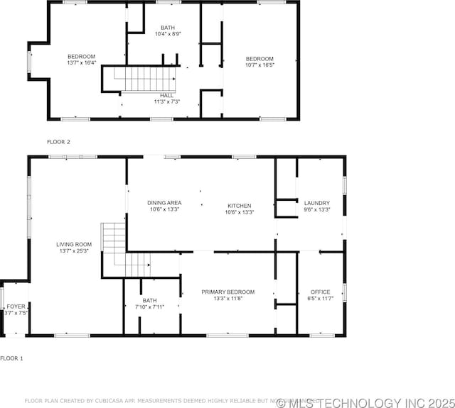 10495 S 426th Rd, Inola, OK 74036 - view of floor plan / room layout