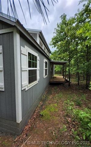 view of side of property
