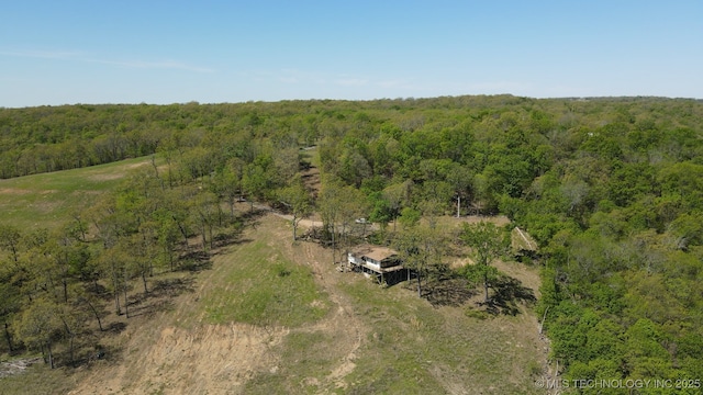 19690 W 892nd Rd, Park Hill, OK 74451 - drone / aerial view of a heavily wooded area