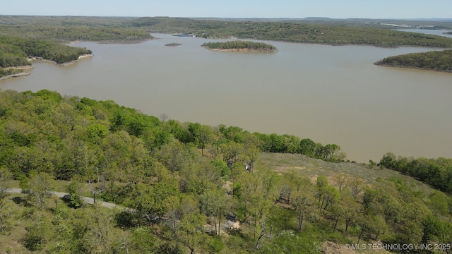 19690 W 892nd Rd, Park Hill, OK 74451 - aerial view of property's location featuring a large body of water