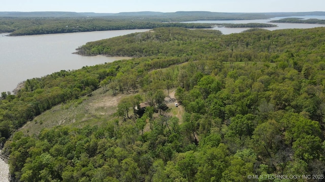 19690 W 892nd Rd, Park Hill, OK 74451 - aerial view of property's location featuring a large body of water