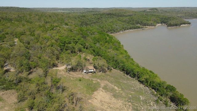 19690 W 892nd Rd, Park Hill, OK 74451 - aerial view of a heavily wooded area and a large body of water