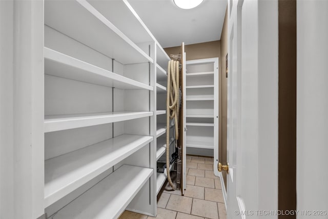 view of storage area