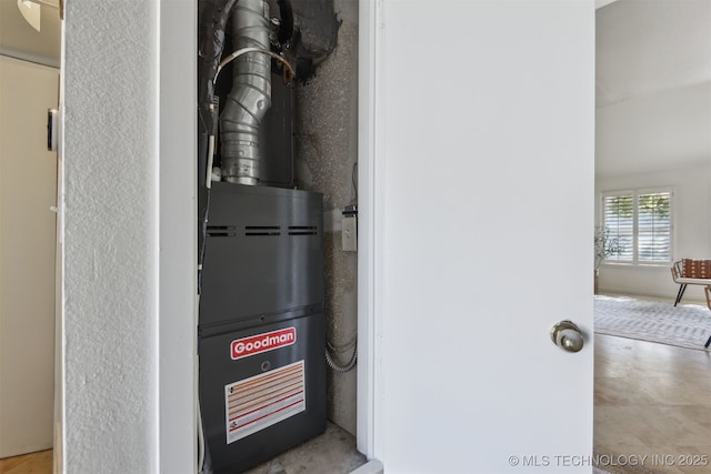 view of utility room