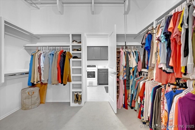 12754 S Irvington Ave, Tulsa, OK 74137 - walk in closet featuring carpet floors