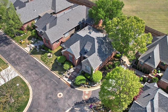 10135 S 78th E Ave, Tulsa, OK 74133 - birds eye view of property with a residential view