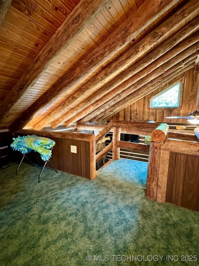 139 N Bk 1800 Rd, Stigler, OK 74462 - view of unfinished attic