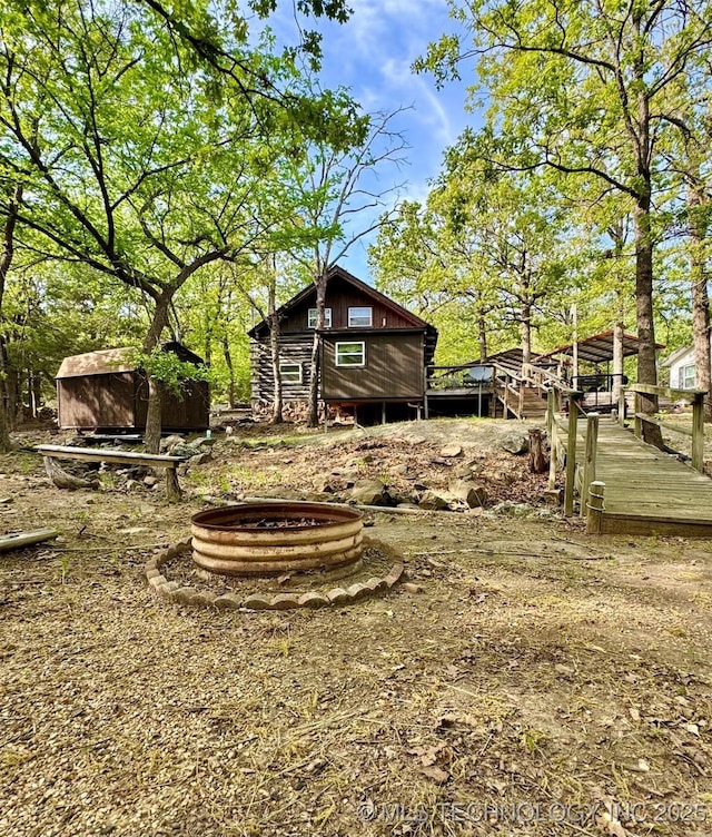 139 N Bk 1800 Rd, Stigler, OK 74462 - view of yard