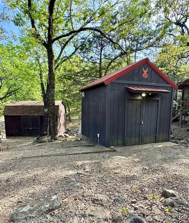 139 N Bk 1800 Rd, Stigler, OK 74462 - view of shed