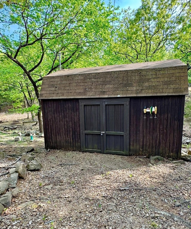 139 N Bk 1800 Rd, Stigler, OK 74462 - view of shed