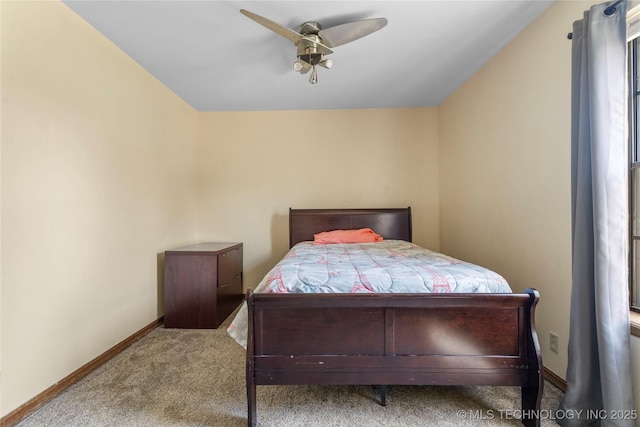 10421 S Richmond Pl, Tulsa, OK 74137 - carpeted bedroom featuring baseboards and a ceiling fan