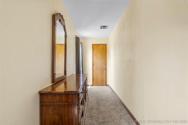 10421 S Richmond Pl, Tulsa, OK 74137 - hallway featuring visible vents and carpet flooring
