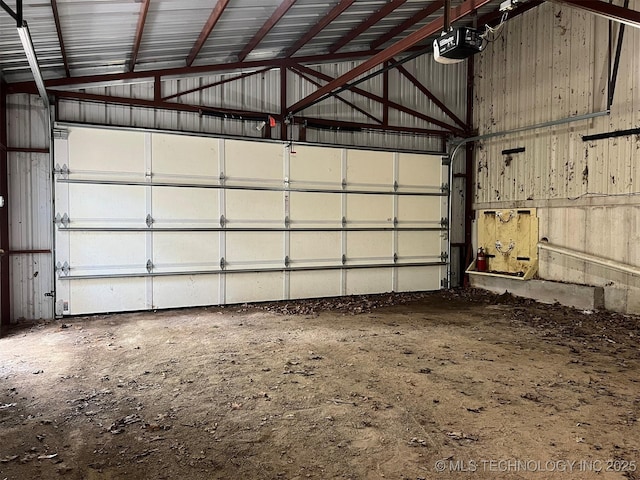 1380 N Lakeview Ave, Mannford, OK 74044 - garage with a garage door opener