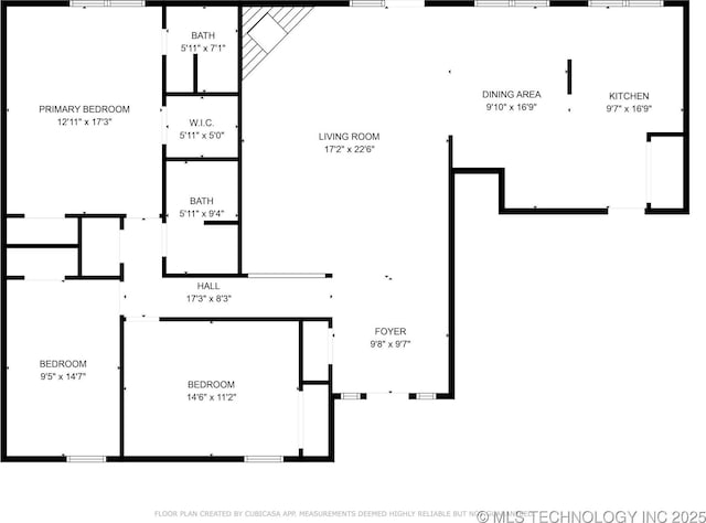 1380 N Lakeview Ave, Mannford, OK 74044 - plan
