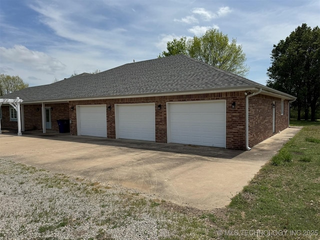 exterior space with driveway