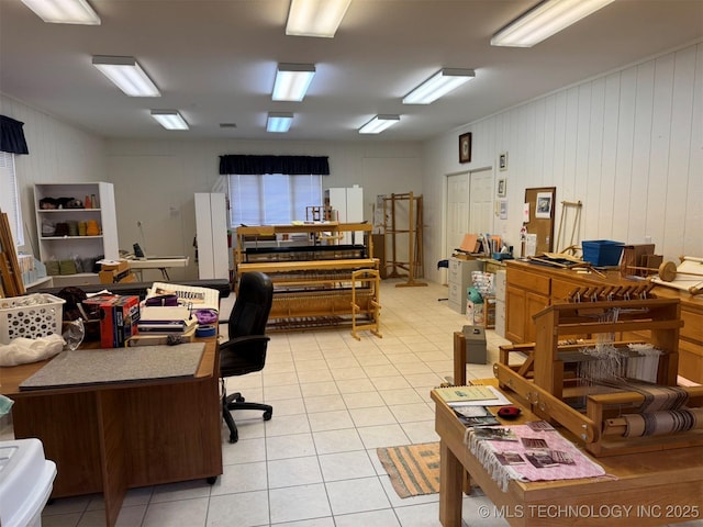 402325 W 2100th Rd, Bartlesville, OK 74006 - office area with light tile patterned floors