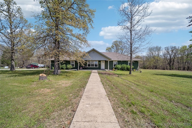 54555 E 340th Rd, Jay, OK 74346 - single story home featuring a front yard