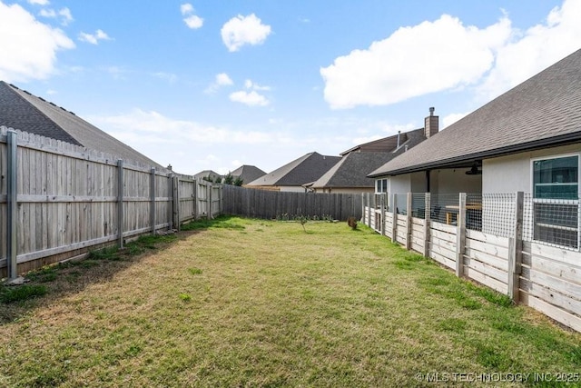 view of yard